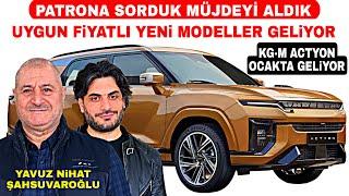 KGM SSANGYONG'UN 1 NUMARALI İSMİ NİHAT ŞAHSUVAROĞLUNA SORDUK UYGUN FİYATLI YENİ OTOMOBİLLER GELİYOR