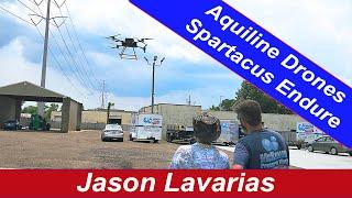 Flying the Aquiline Drones Spartacus Endure Pressure Washing Drone