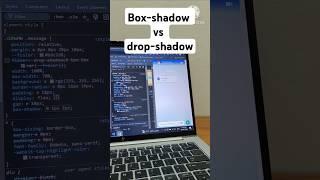 Box shadow vs drop shadow in css #css #css3 #frontendzone