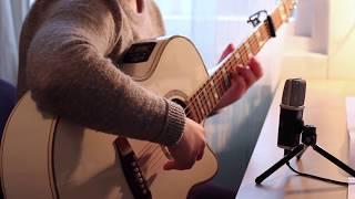 Merry Go Round of Life - Howl's Moving Castle (acoustic guitar) // Alva Sunde