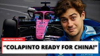 Colapinto Could Race in China: Exciting Opportunity for the F1 Driver!