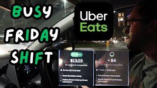 Busy Friday Night Shift For Uber Eats Australia!