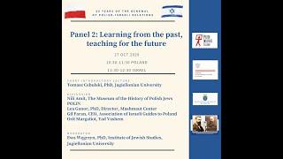 Virtual Conference - PANEL 2 - 30 years of the renewal of Polish-Israeli relations