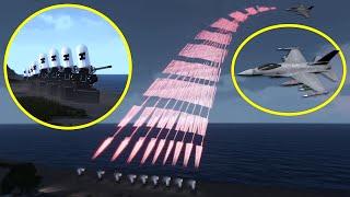 Russian C-RAM Shooting down Incoming Jets | Russia vs Ukraine | C-RAM | A-10 Warthog | ArmA 3