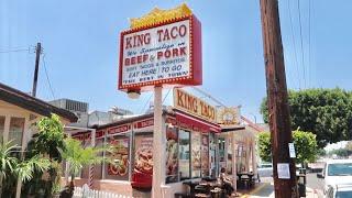 The First King Taco Stand - Southern California Food Review / Los Angeles Soft Tacos & Nachos