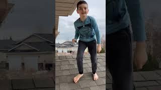 Going on my roof | and please like and subscribe because I might be slapped 