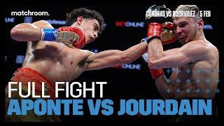 Aaron Aponte vs Louis Jordain (Full Fight: Cuadras-Rodriguez Undercard)