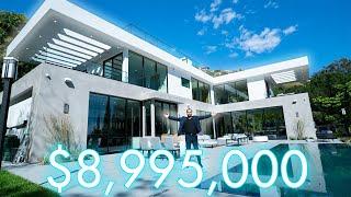 $8,995,000 HOLLYWOOD HILLS Mansion Tour