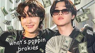 BTS forgetting that they're millionaires Pt 4