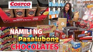 SHOPPING FOR PASALUBONG | NAMILI NG MARAMING CHOCOLATE. #costco  #chocs #spam #coffee @jessdailyvlog