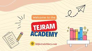 Tejram Academy for Education | Your Complete Guide for Board & Competitive Exam | Kapil Sir