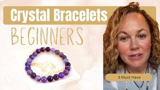 Here are five must-have crystal bracelets for beginners. Amethyst is a very powerful crystal that’s