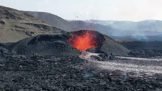 Iceland Volcano Eruption 2022 Drone Footage 14.08.22