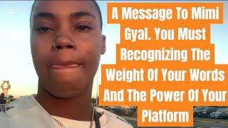 @TheOfficialMimigyal Speak With Purpose |You Energy Teaches People How To Treat You