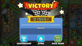 BTD6 Race #53 "Sewer Bloonway" in 1:54.51 (3rd Place)