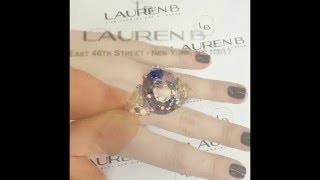 Lauren B Sapphire and Diamond Engagement Rings (5 Styles)