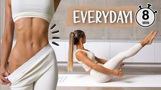 This workout will SNATCH your WAIST! Summer Pilates Abs Challenge - Do It EVERY DAY! No Equipment