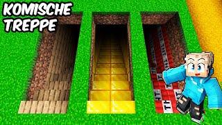 Meine Freunde finden KOMISCHE TREPPEN in Minecraft!