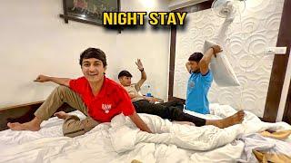 First time night stay with friends  maja aagya