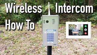 GBF Wireless Video Gate Intercom With Keypad - Review and Installation