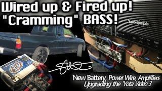 Wired up & Fired up! CRAMMING BASS! 2 12" Subs 2 RF Prime Amps - Upgrading the 'Yota Video 3