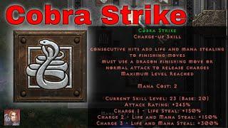 D2R Skills & Abilities - Cobra Strike, Martial Arts (Assassin)