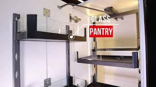 Perfekte Kuchen | Modular Kitchen | Glass Pantry