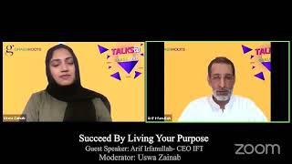 Succeed by living your purpose - Talks@Grassroots by Arif Irfanullah