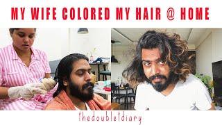 I GOT A HAIR MAKEOVER BY MY WIFE | thedoubletdiary vlogs