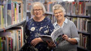 Volunteer role bookends long library career