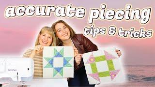 ACCURATE PIECING FOR QUILTING: Sharing all my tips + tricks while making the Churn Dash + Ohio Star