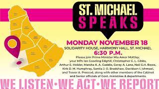 Parish Speaks in St. Michael at Solidarity House in Harmony Hill (6:30 p.m. AST on Nov. 18, 2024)