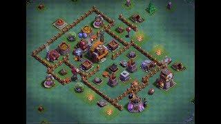 BEST Builder Hall 5 Base After NIGHT WITCH UPDATE