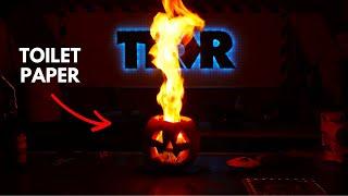 DIY Flaming Jack-O'-Lantern for Halloween!