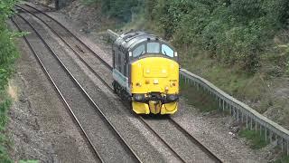 37425 'Concrete Bob' passing through Belper