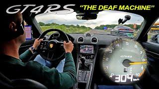 LOUDEST CAR IN THE WORLD!? Porsche GT4 RS does 120dB at TOP SPEED!