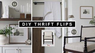 DIY THRIFT FLIP DECOR + FURNITURE | Affordable + Easy Home Decor Hacks