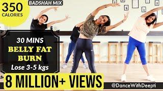 DWD#82 | 30mins Daily BELLY FAT BURN Workout | Easy Exercise to Lose weight 3-5kgs #dancewithdeepti