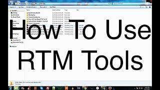 [PS3] How To Use RTM Tools