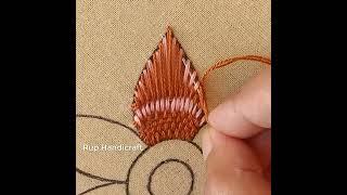 Bordado Basic Latest Flower fancy stitch /Hand Embroidery most easy florar design needle work