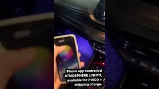 APP CONTROLLED Atmosphere lights available for all cars