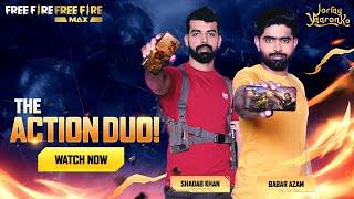 Babar Azam & Shadab Khan Battle In Style | Garena Free Fire Pakistan