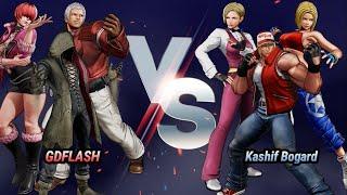 KOFXV (P1) GDFLASH⭐️VS (P2) Kashif Bogard⭐️ Ver2.32  #kof15 #kofvx #sdg #shatterdreams #match