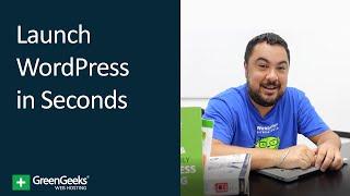 Quickly Launch WordPress in Seconds - GreenGeeks