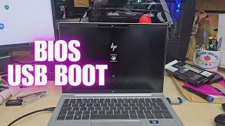 How To Reboot HP EliteBook 835 G9 | BIOS & USB Boot