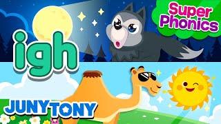 ⭐Super Phonics | igh Song | Sunlight vs. Moonlight  | Phonics Song for Kids | JunyTony