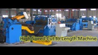 Servo Follow Cut to Length Line Machine # cut to length line #steel coil cutting machine