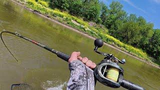 4 NIGHTS On The River!! (Day 2 Fishing and Camping)