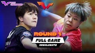 Huang Yi Hua vs Yidi Wang Full Match Highlights - WTT Champions Frankfurt 2024