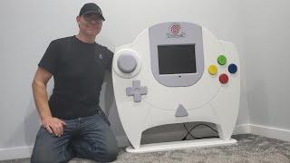 Giant Sega Dreamcast Controller TV Build